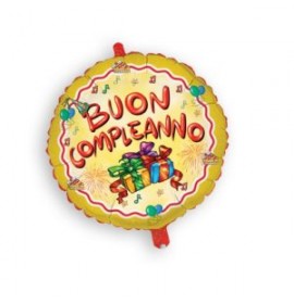 *MYLAR CM45 BUON COMPLEANNO